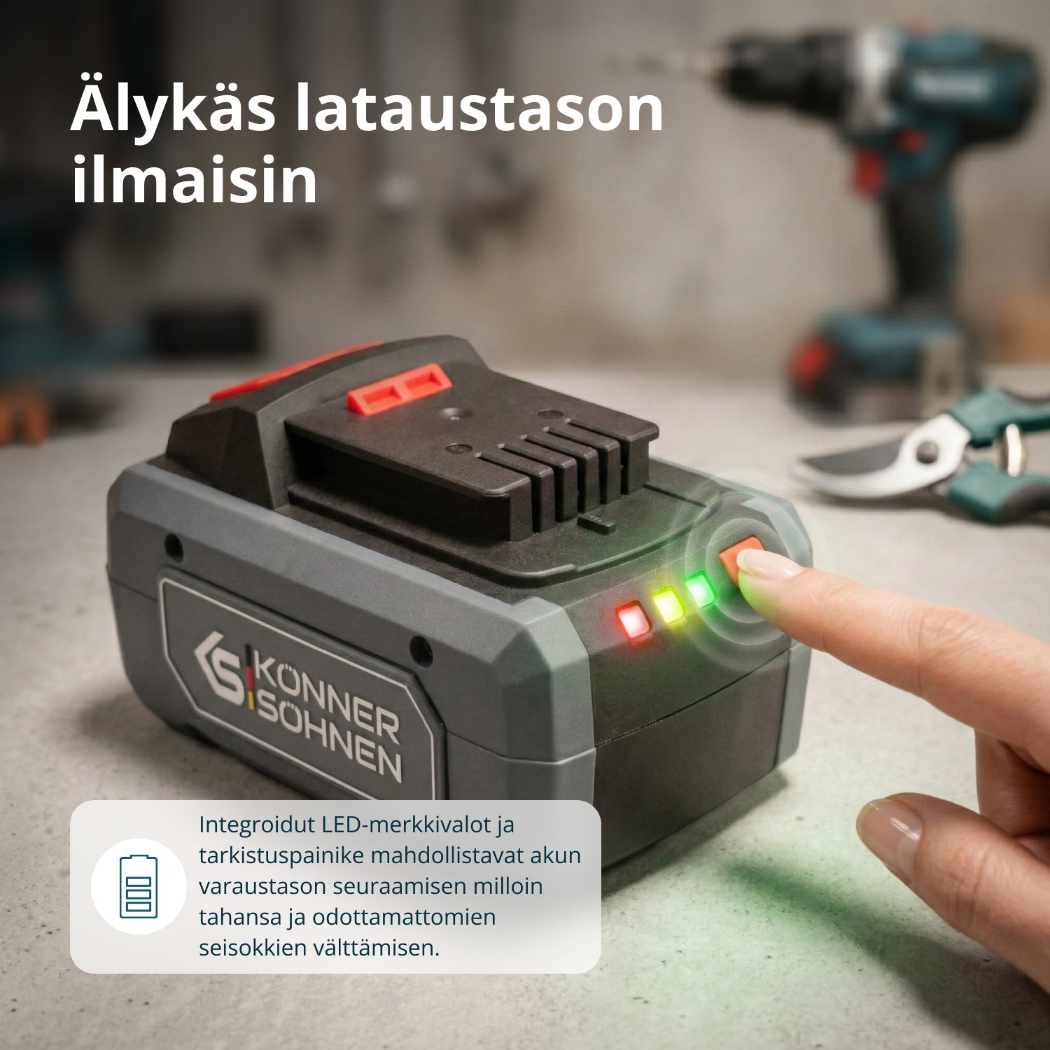 20V litiumakku KS 20V6-2