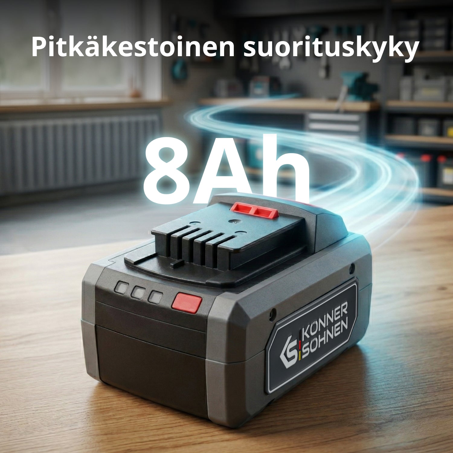 20V litiumakku KS 20V8-2