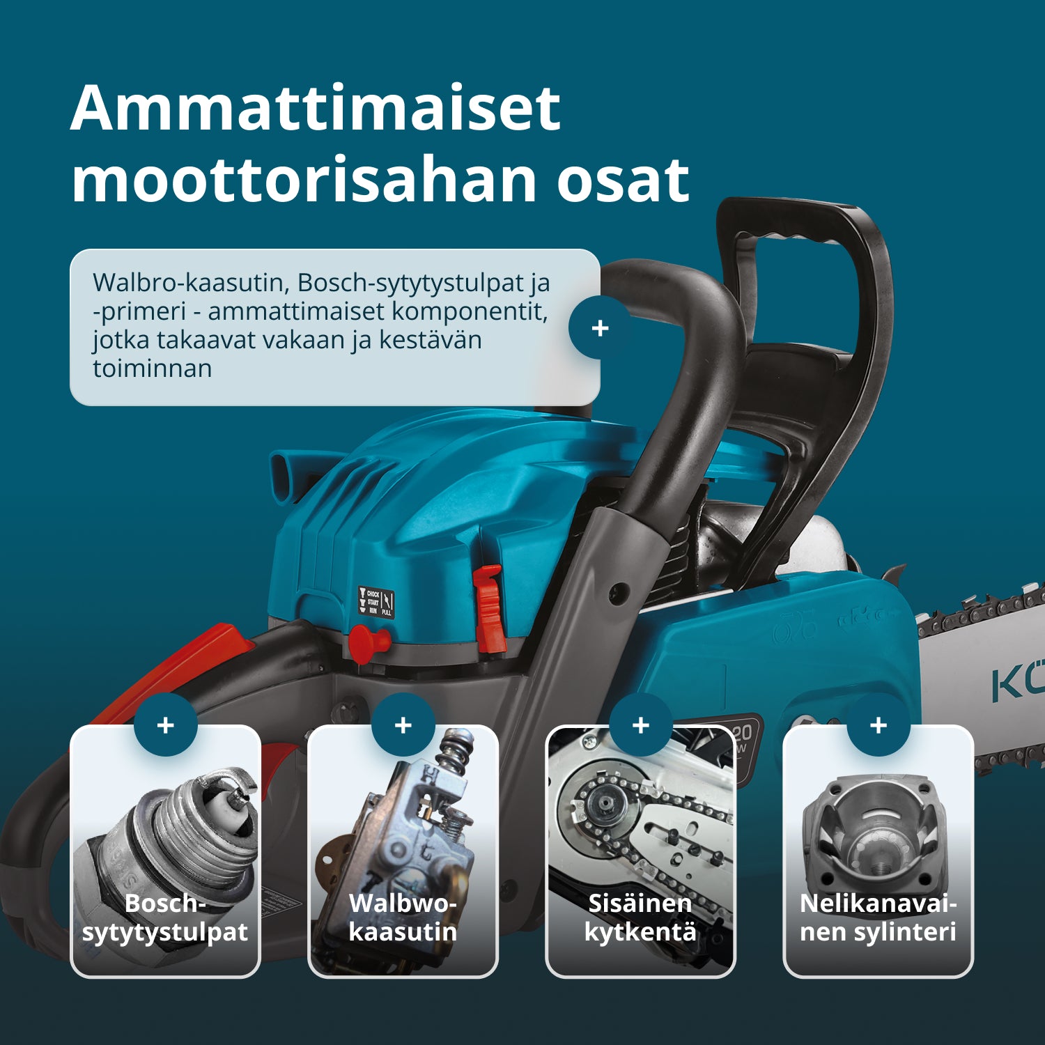 Bensiiniketjusaha KS CS40G-20