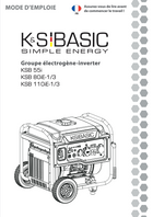 Groupe électrogène-inverter KSB 55i, KSB 80iE-1/3, KSB 110iE-1/3