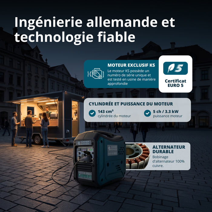 Groupe électrogène inverter KS 3000i S