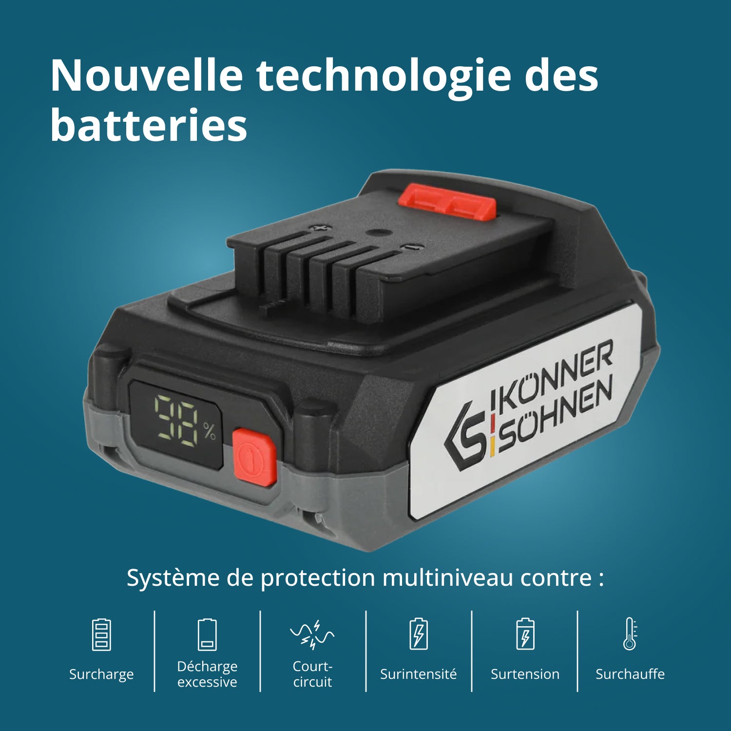 Batterie lithium 20V KS 20V2-1
