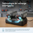 Chargeur double pour batteries rechargeables 20V KS C35A-2 thumbnail