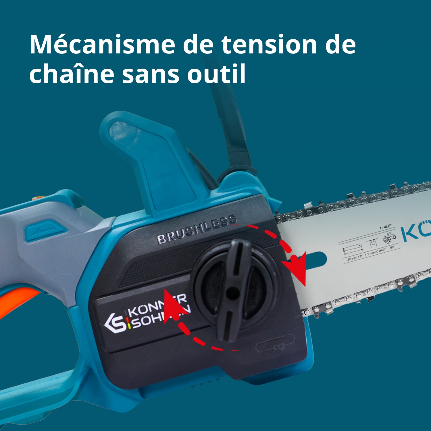 Tronçonneuse à batterie  KS MCS20V-12