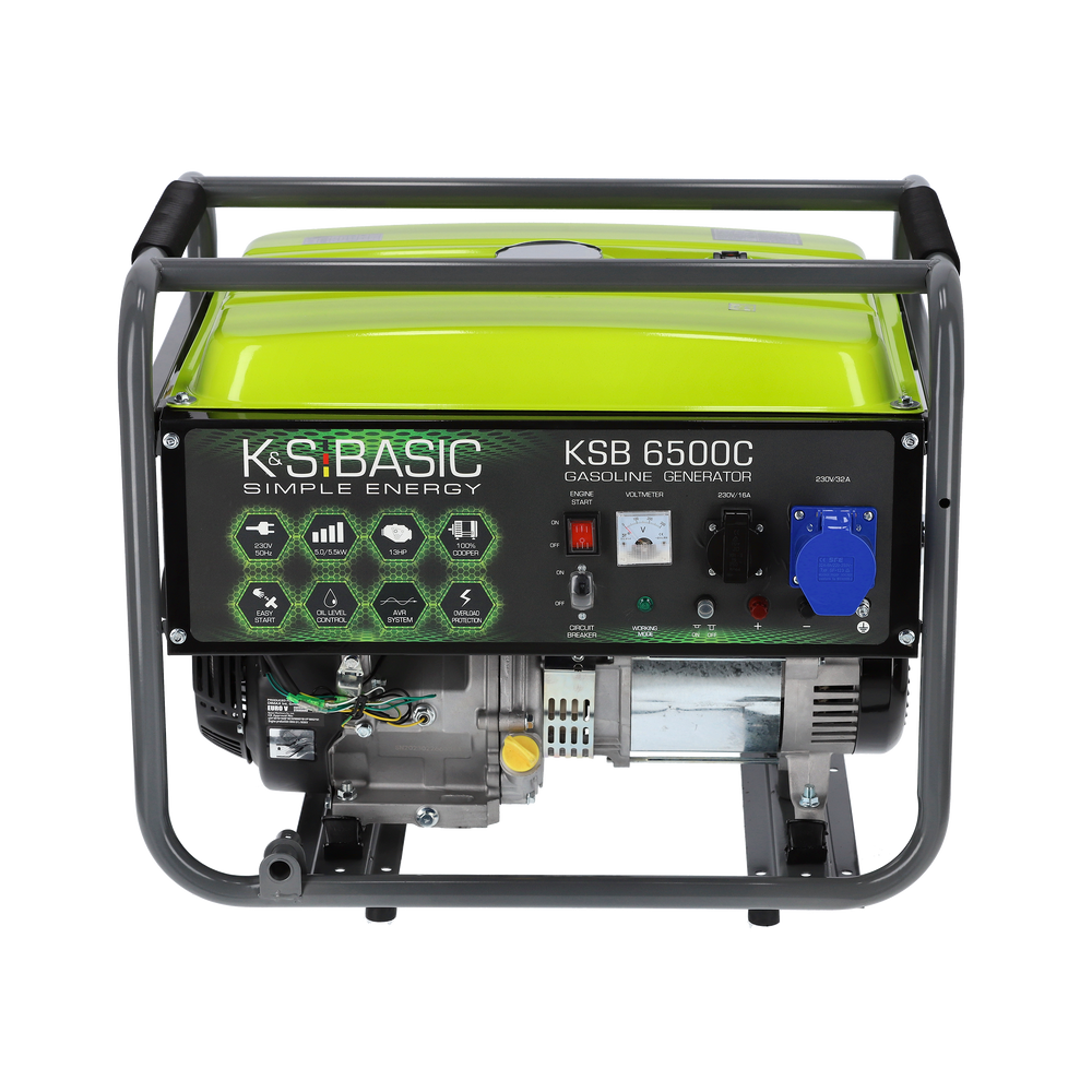 Бензиновий генератор «K&S BASIC» KSB 6500C