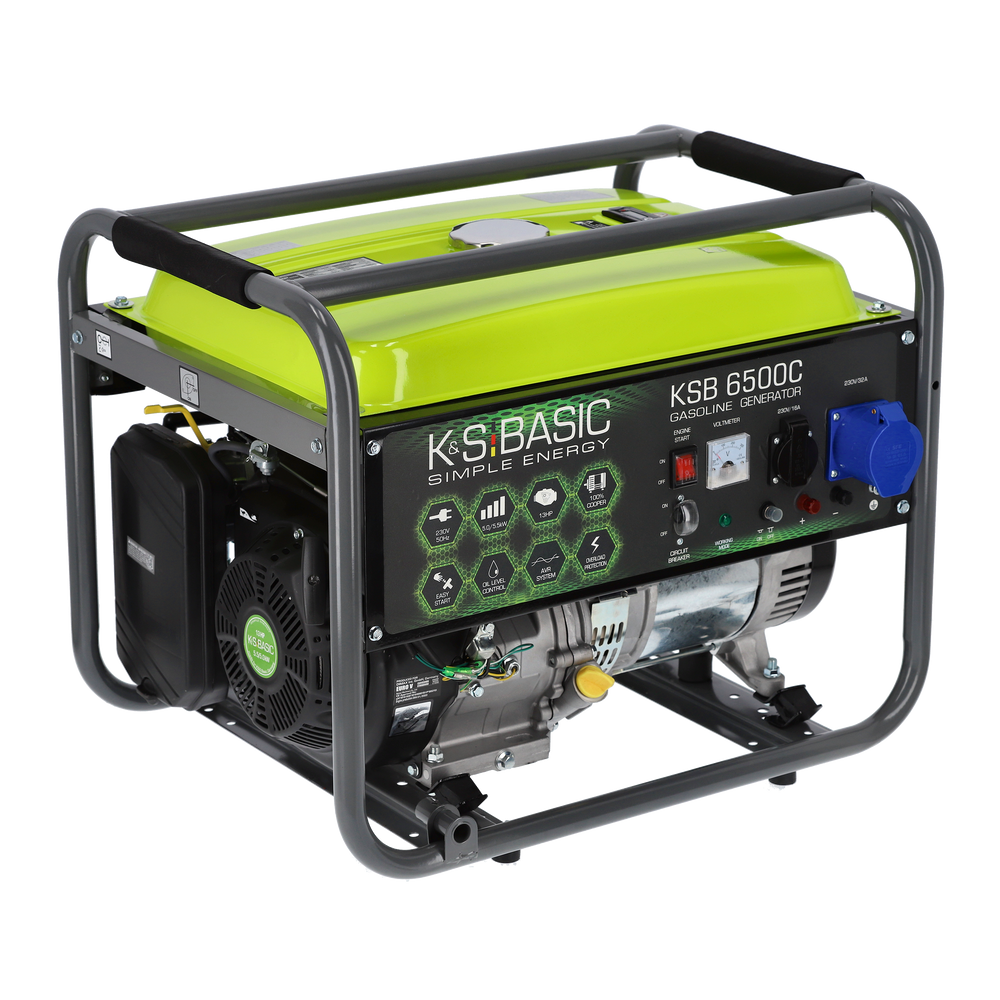 Бензиновий генератор «K&S BASIC» KSB 6500C