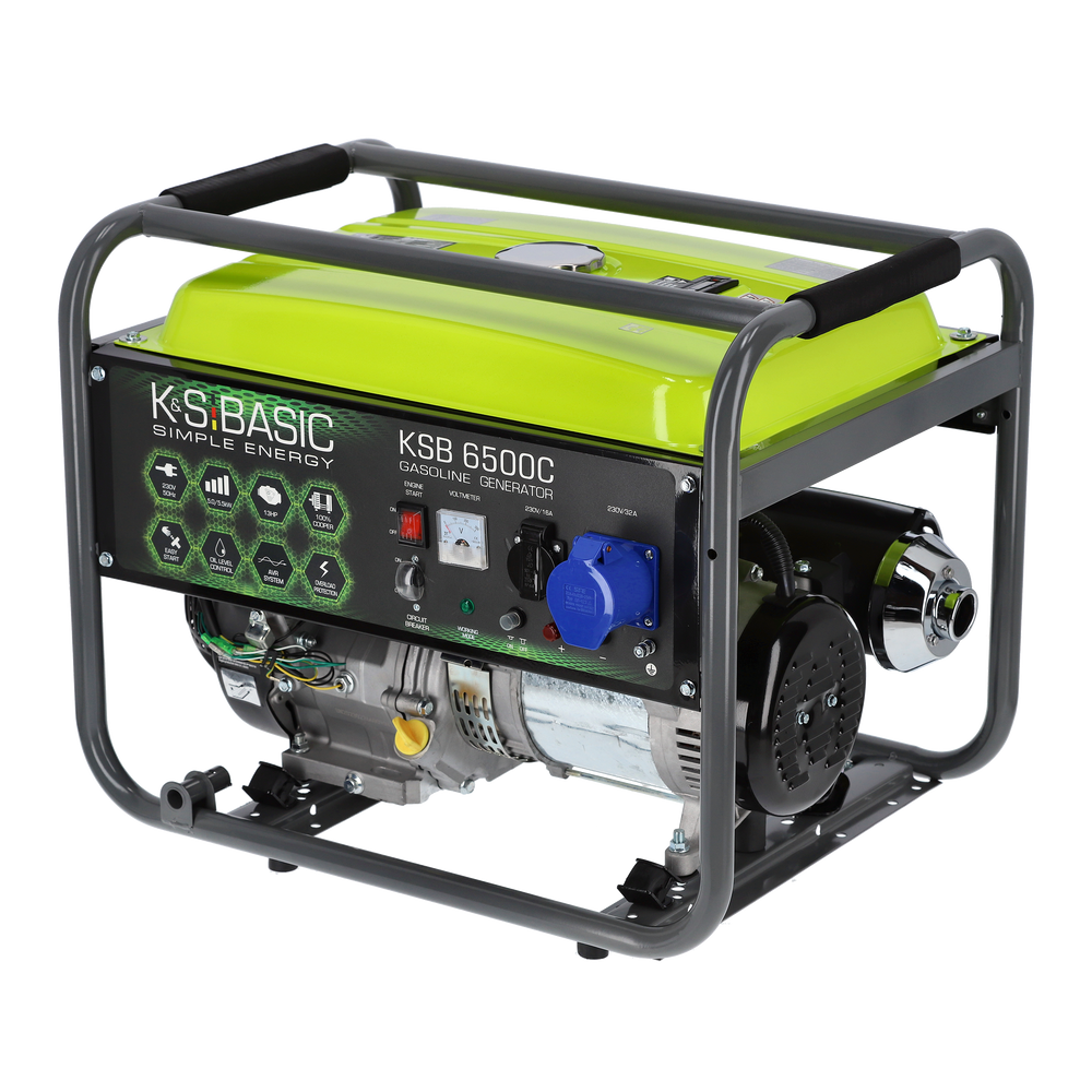 Бензиновий генератор «K&S BASIC» KSB 6500C