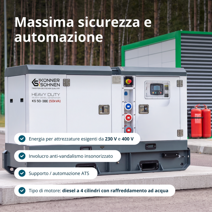 Centrale Elettrica Diesel Trifase KS 50-3BE