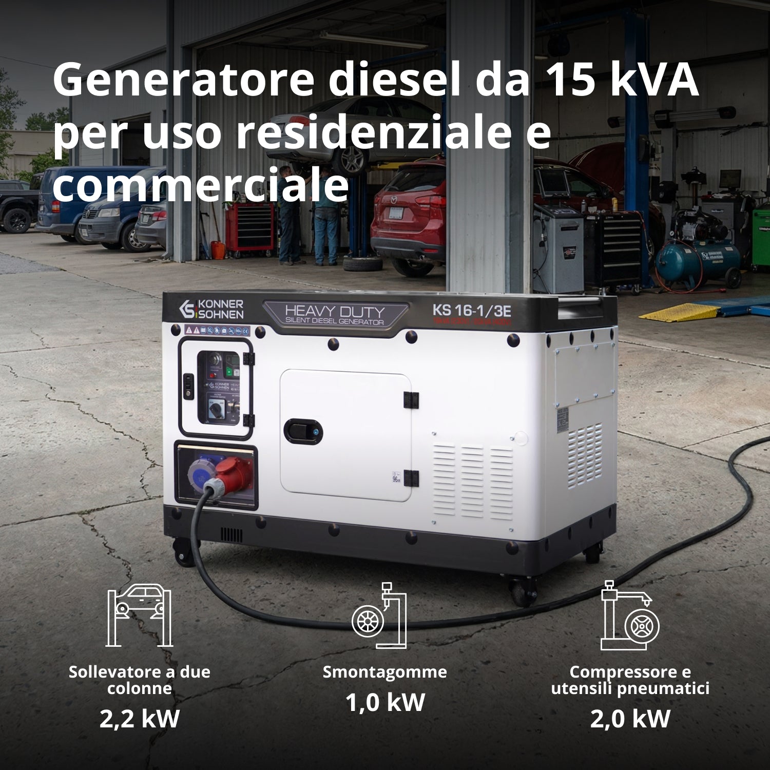 Generatore Diesel KS 16-1/3E