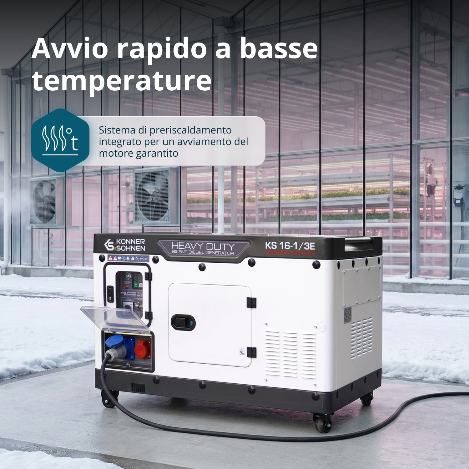 Generatore Diesel KS 16-1/3E