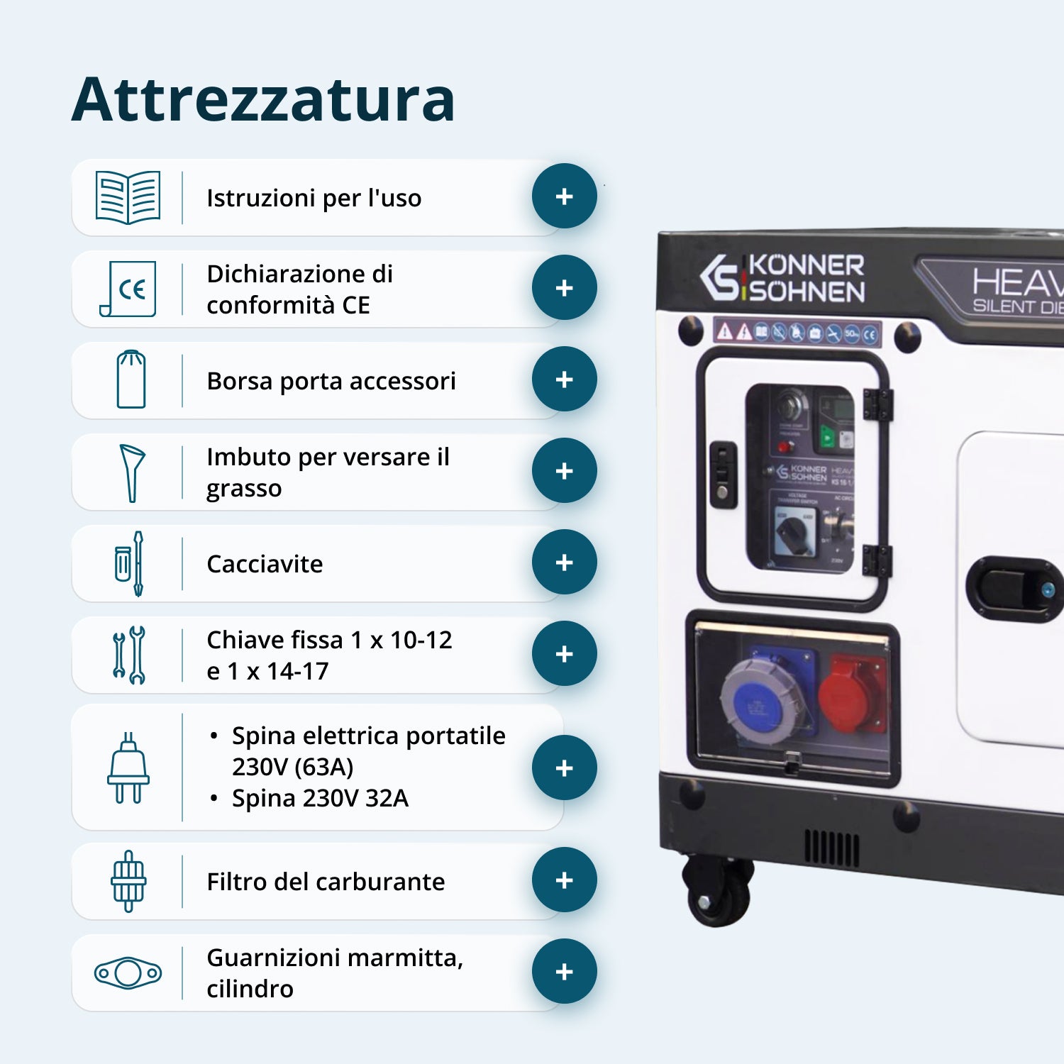 Generatore Diesel KS 16-1/3E