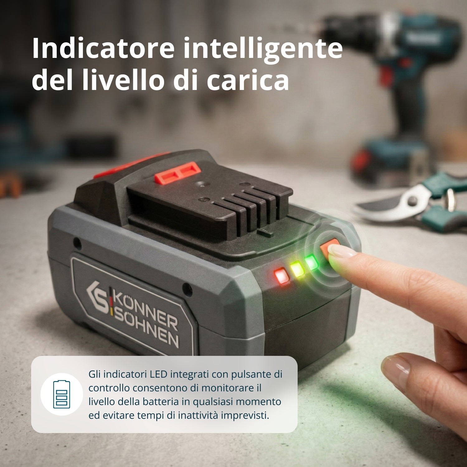 Batteria al litio da 20V KS 20V6-2