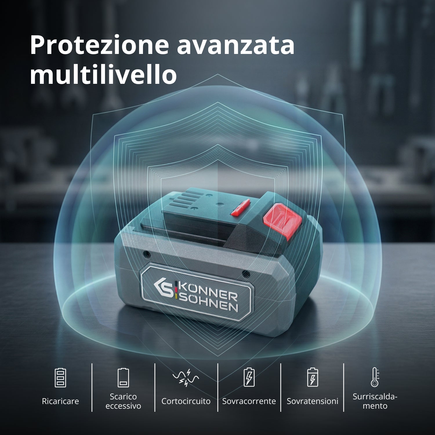 Batteria al litio da 20V KS 20V6-2