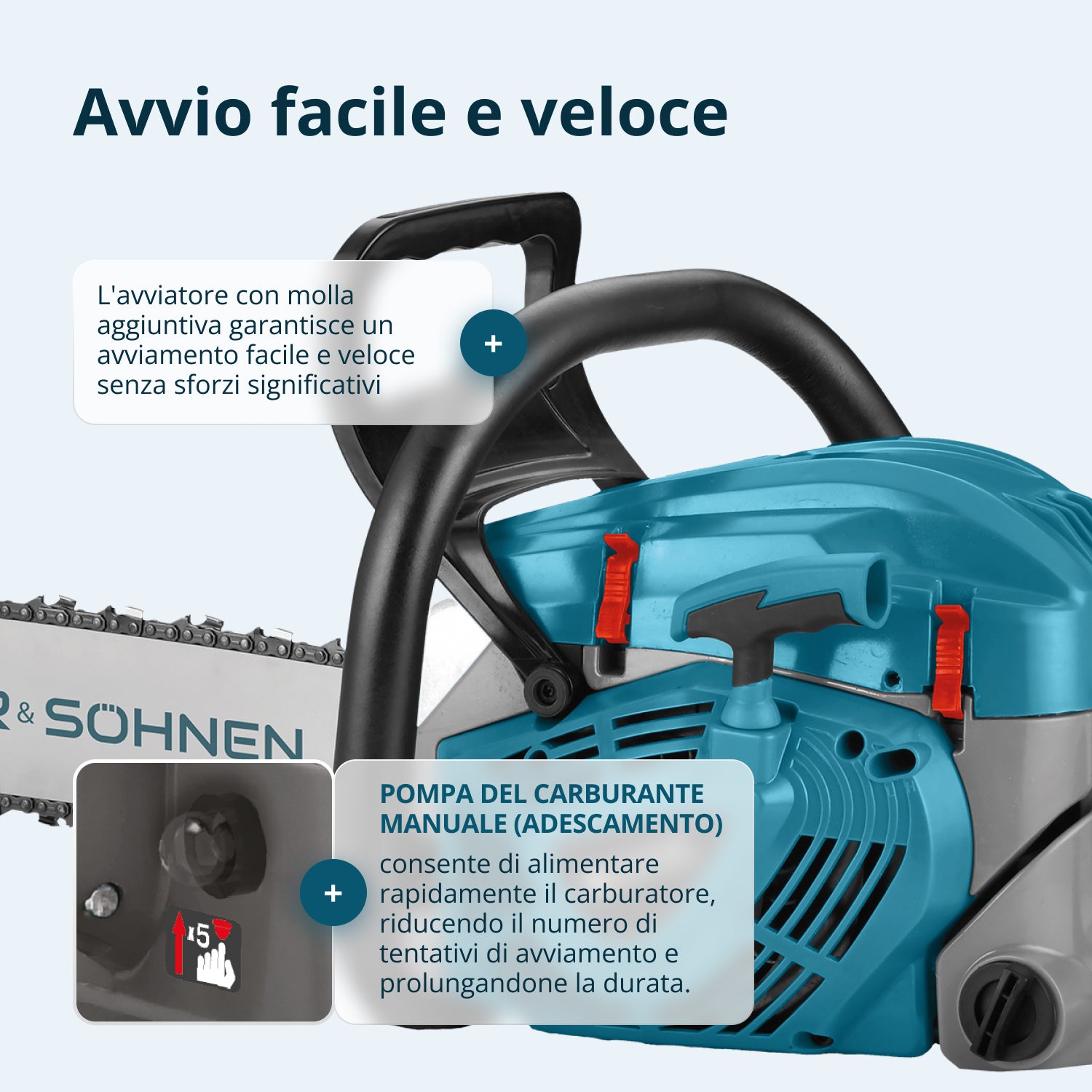 Motosega a benzina KS CS40G-20