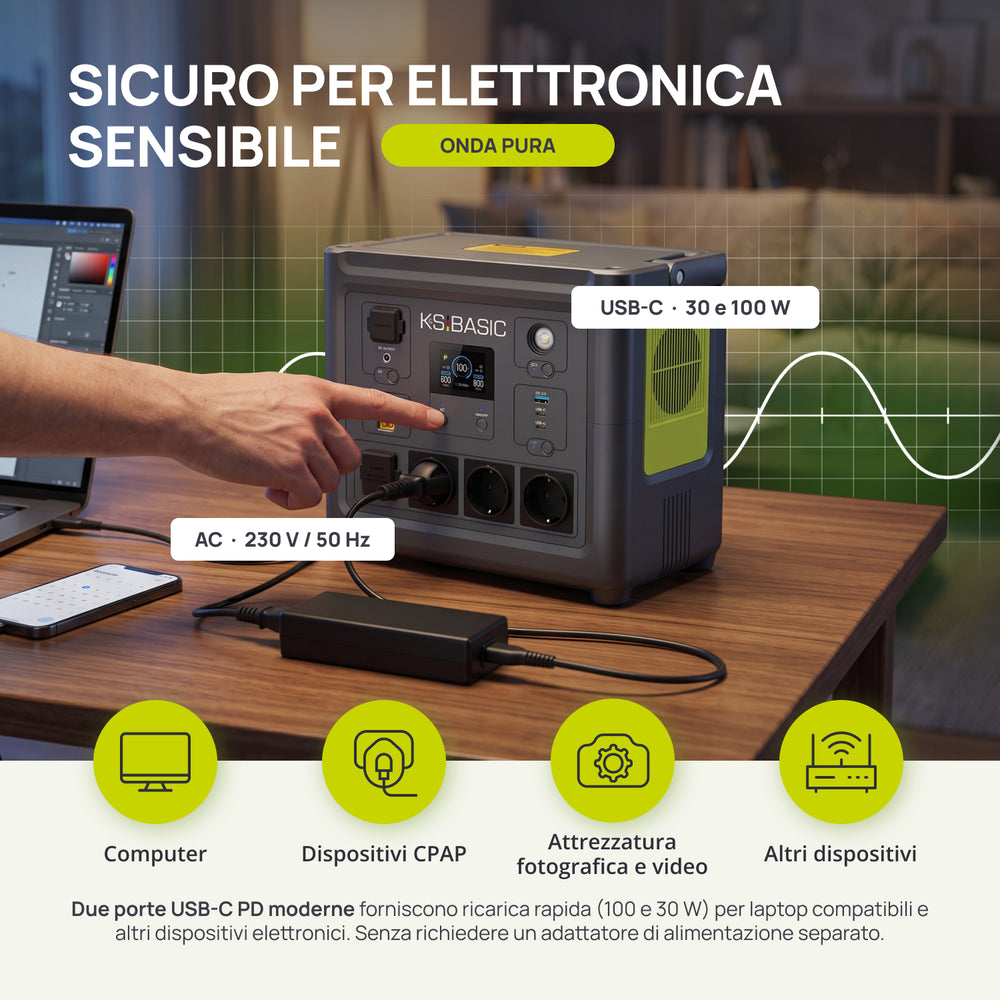Stazione di Alimentazione Portatile KSB 800PS