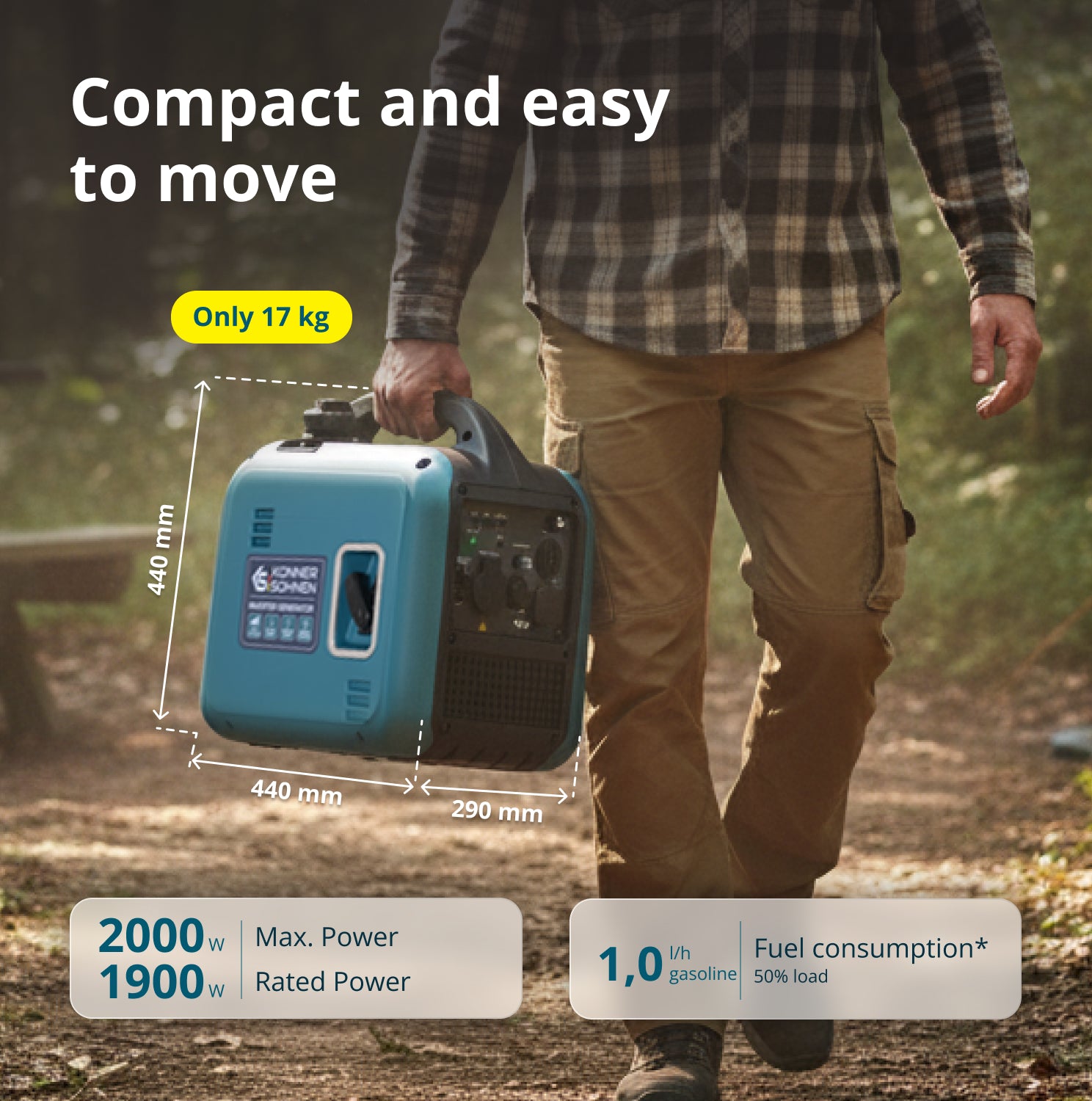 Gerador inversor KS 1900i S