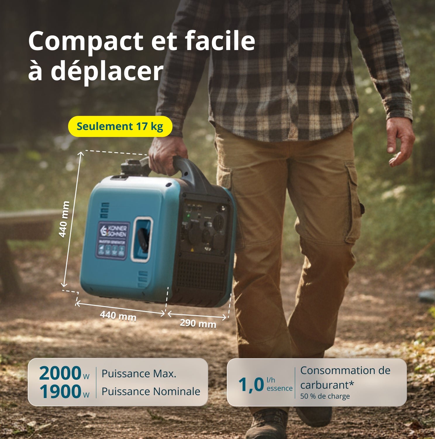 Groupe électrogène Inverter KS 1900i S 