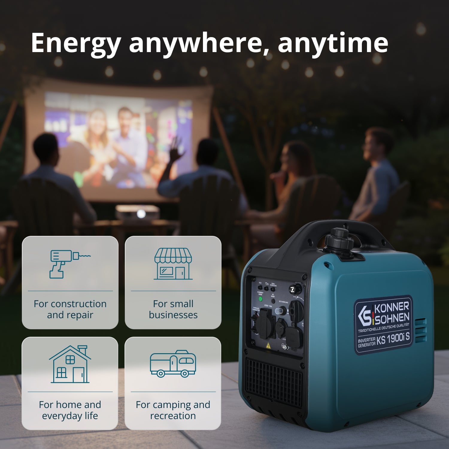 Gerador inversor KS 1900i S