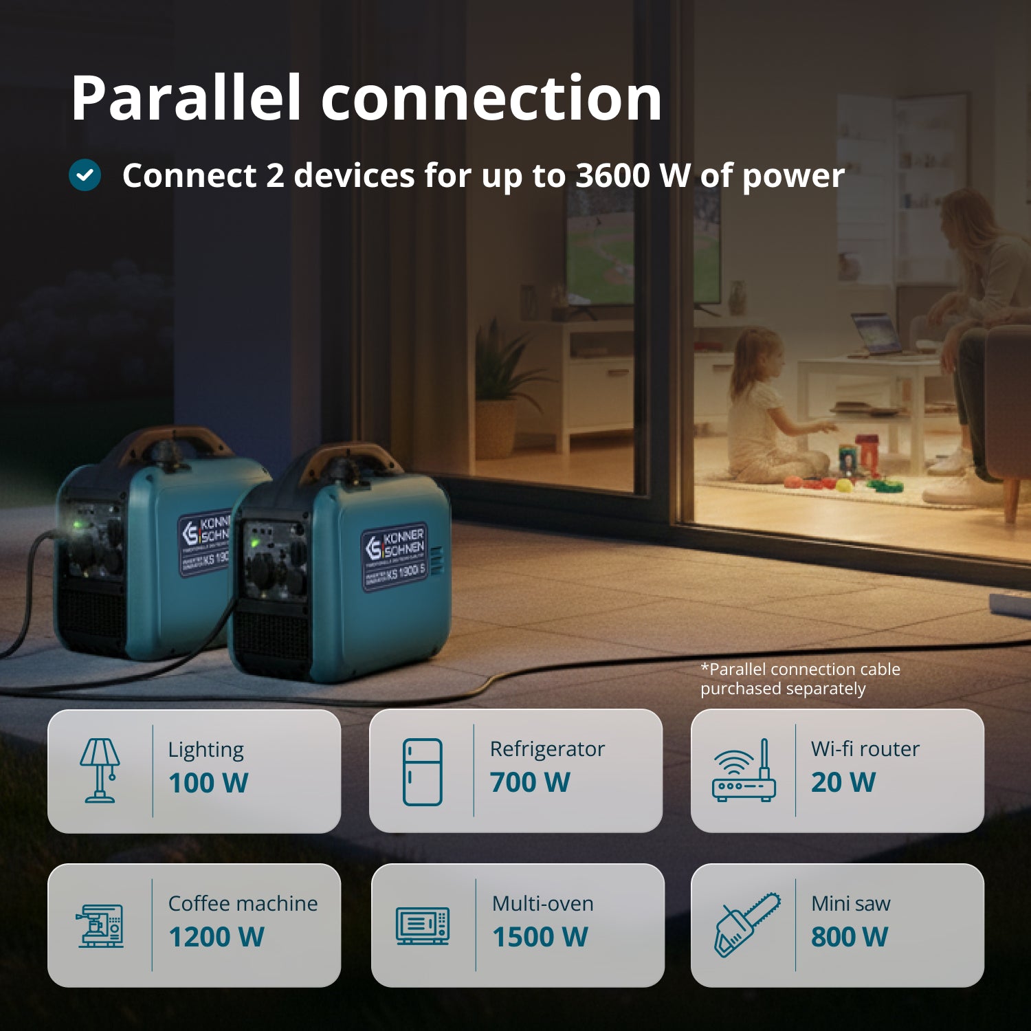 Gerador inversor KS 1900i S