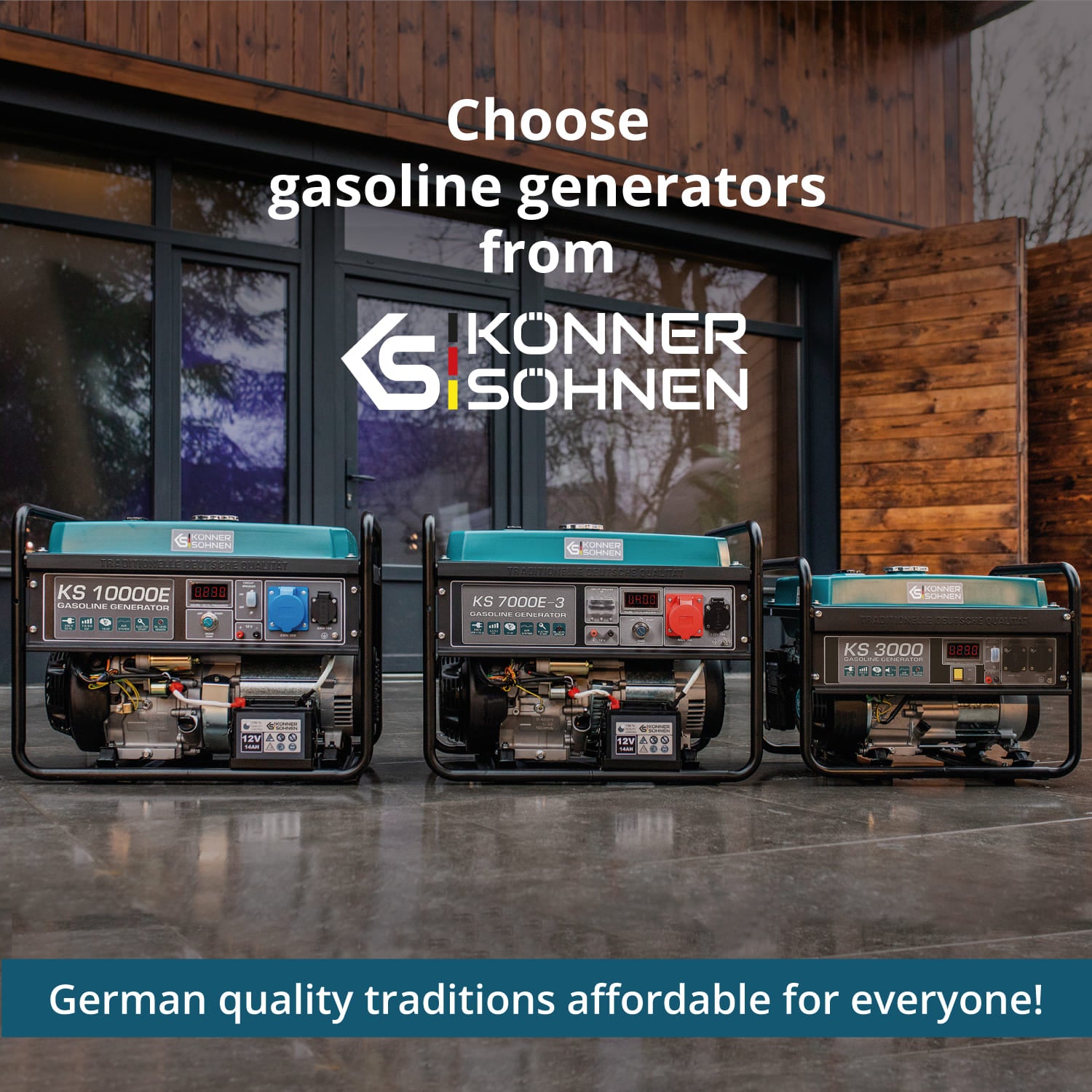 Benzínový generátor „Könner & Söhnen“ KS 3000