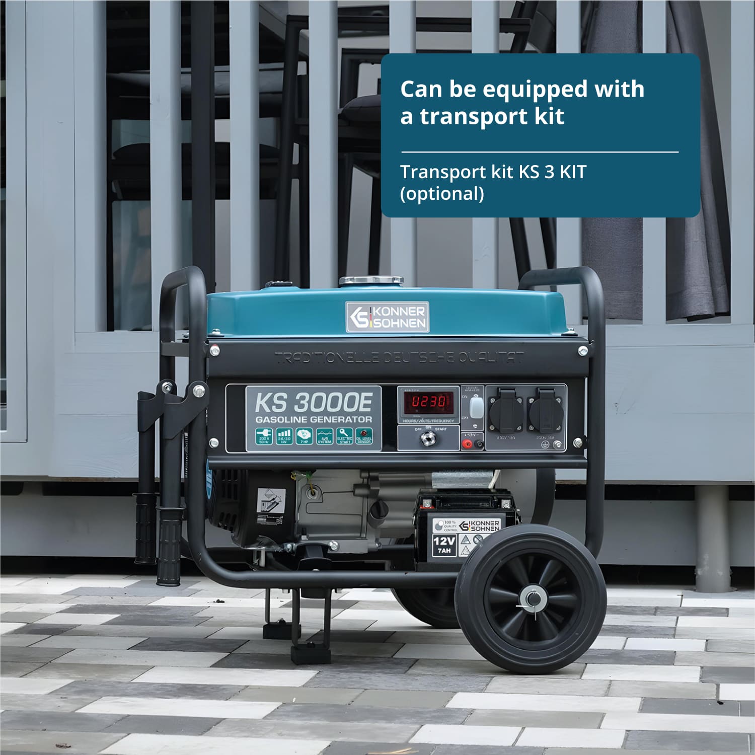 Gerador a gasolina "Könner & Söhnen" KS 3000E