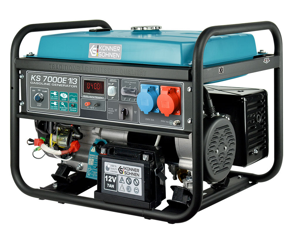 Benzingenerator "Könner & Söhnen" KS 7000E 1/3