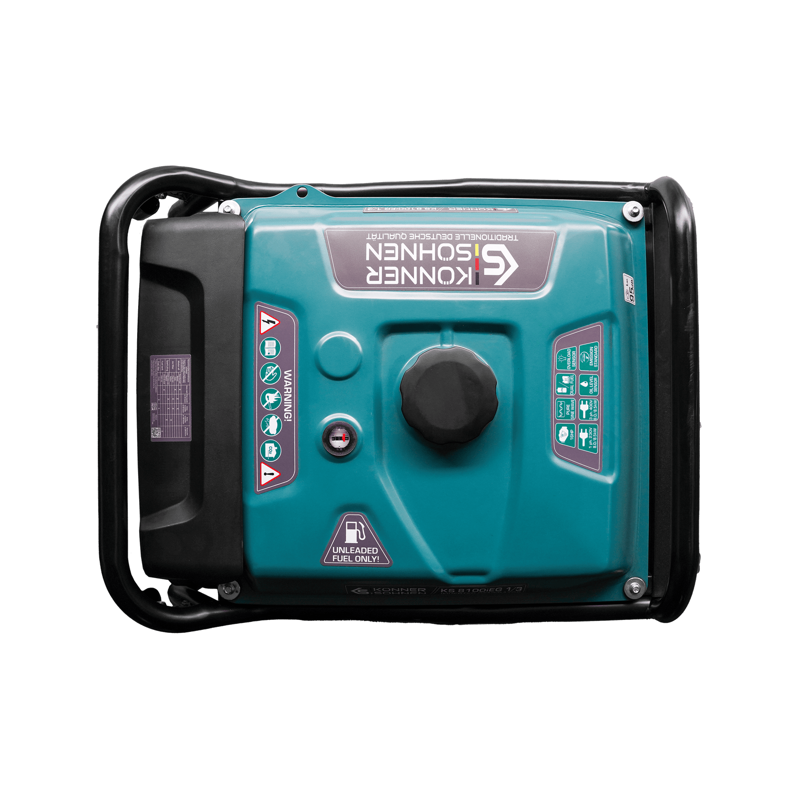 Gerador inversor a GPL/gasolina KS 8100iEG 1/3