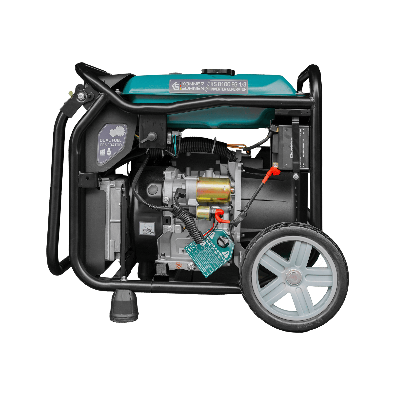 Gerador inversor a GPL/gasolina KS 8100iEG 1/3