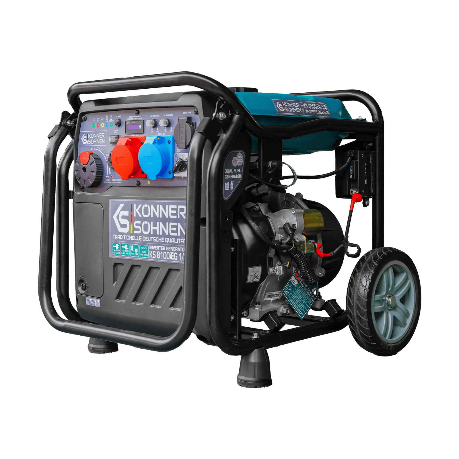 Gerador inversor a GPL/gasolina KS 8100iEG 1/3