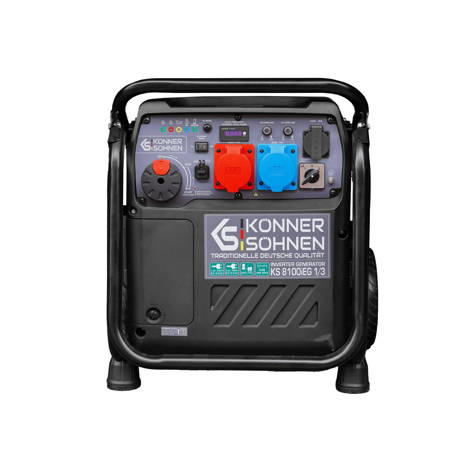 Gerador inversor a GPL/gasolina KS 8100iEG 1/3