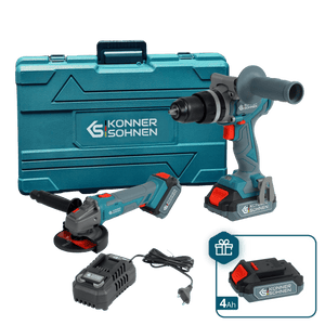 Conjunto Mestre Sem Fios KS IDAGB 20V SET 1