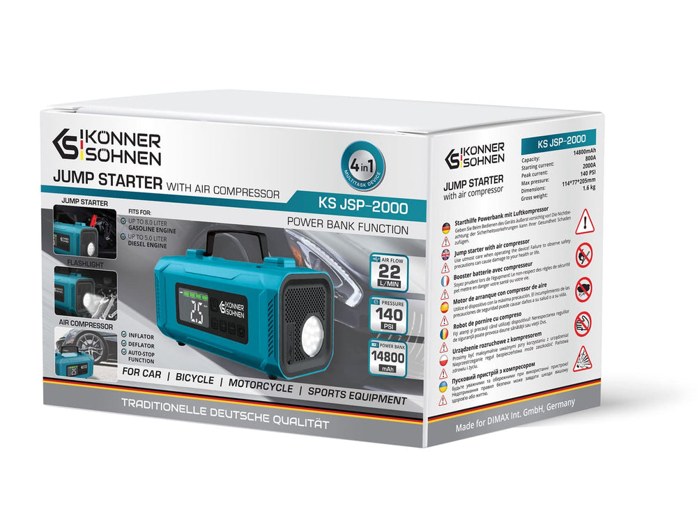 Redresor auto cu compresor KS JSP-2000