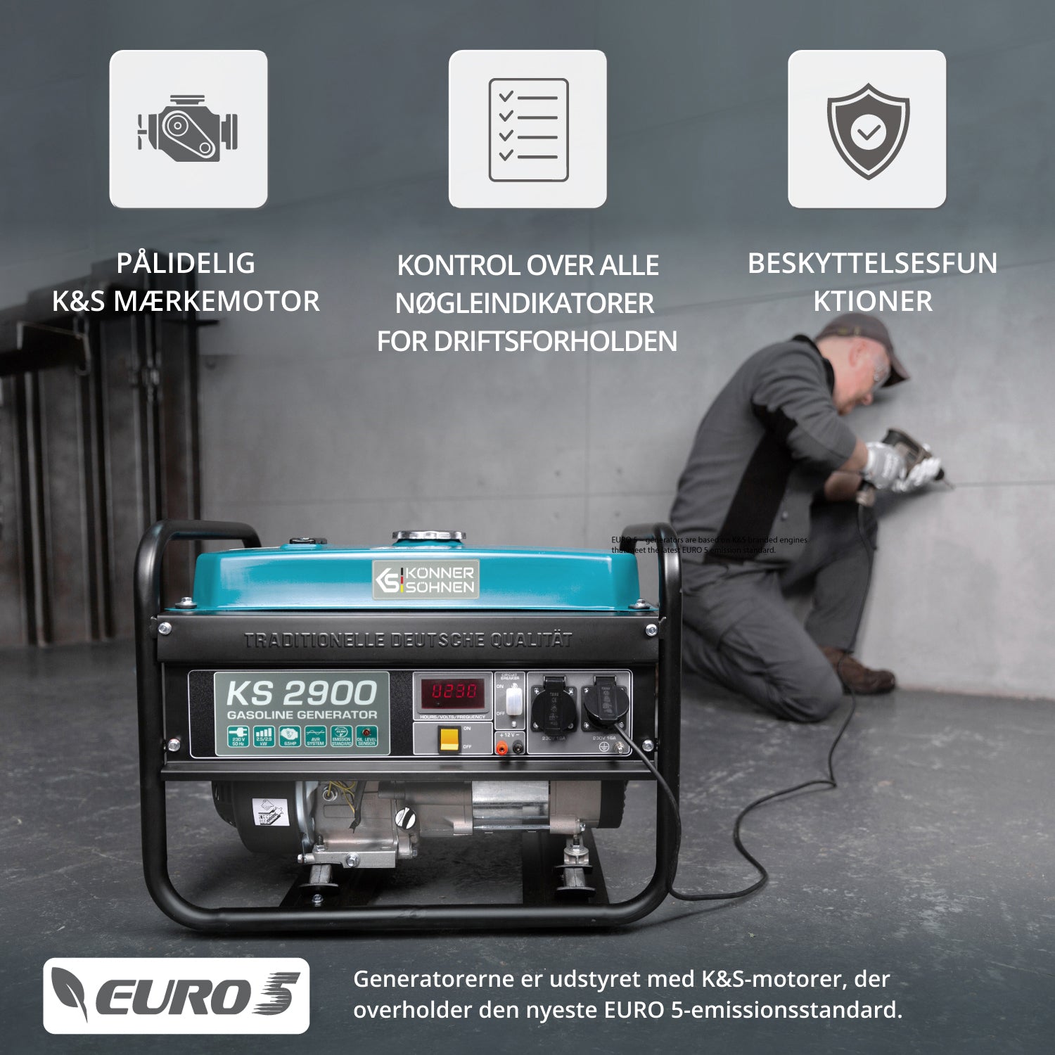 Benzingenerator "Könner & Söhnen" KS 2900