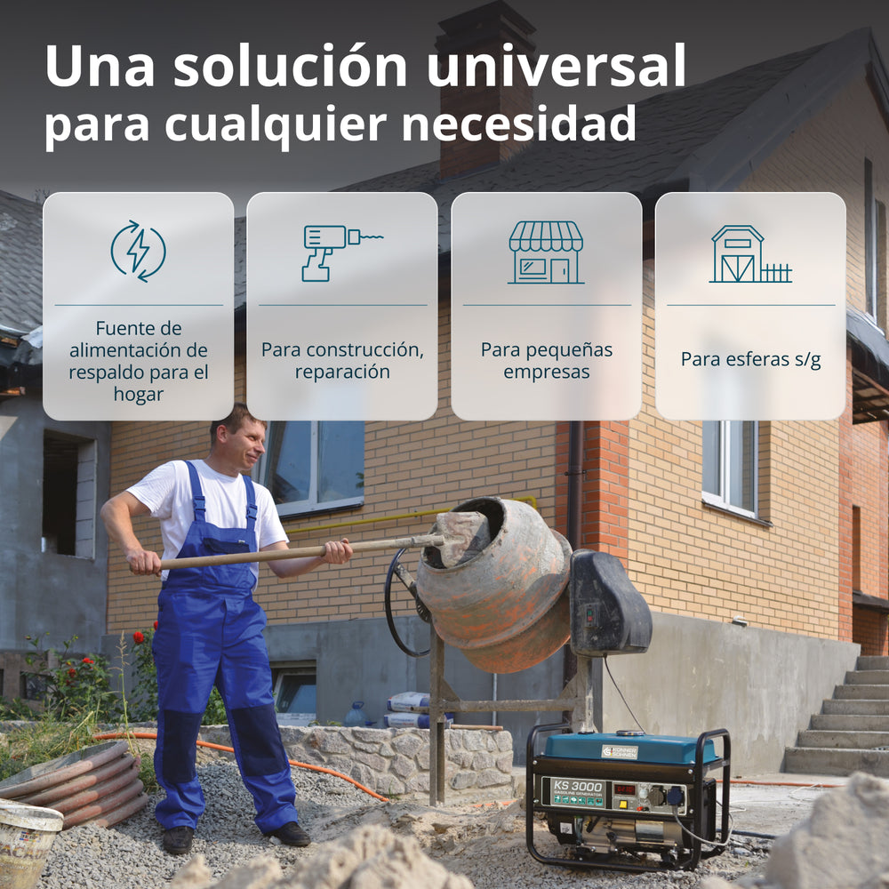 Generador de gasolina "Könner & Söhnen" KS 3000