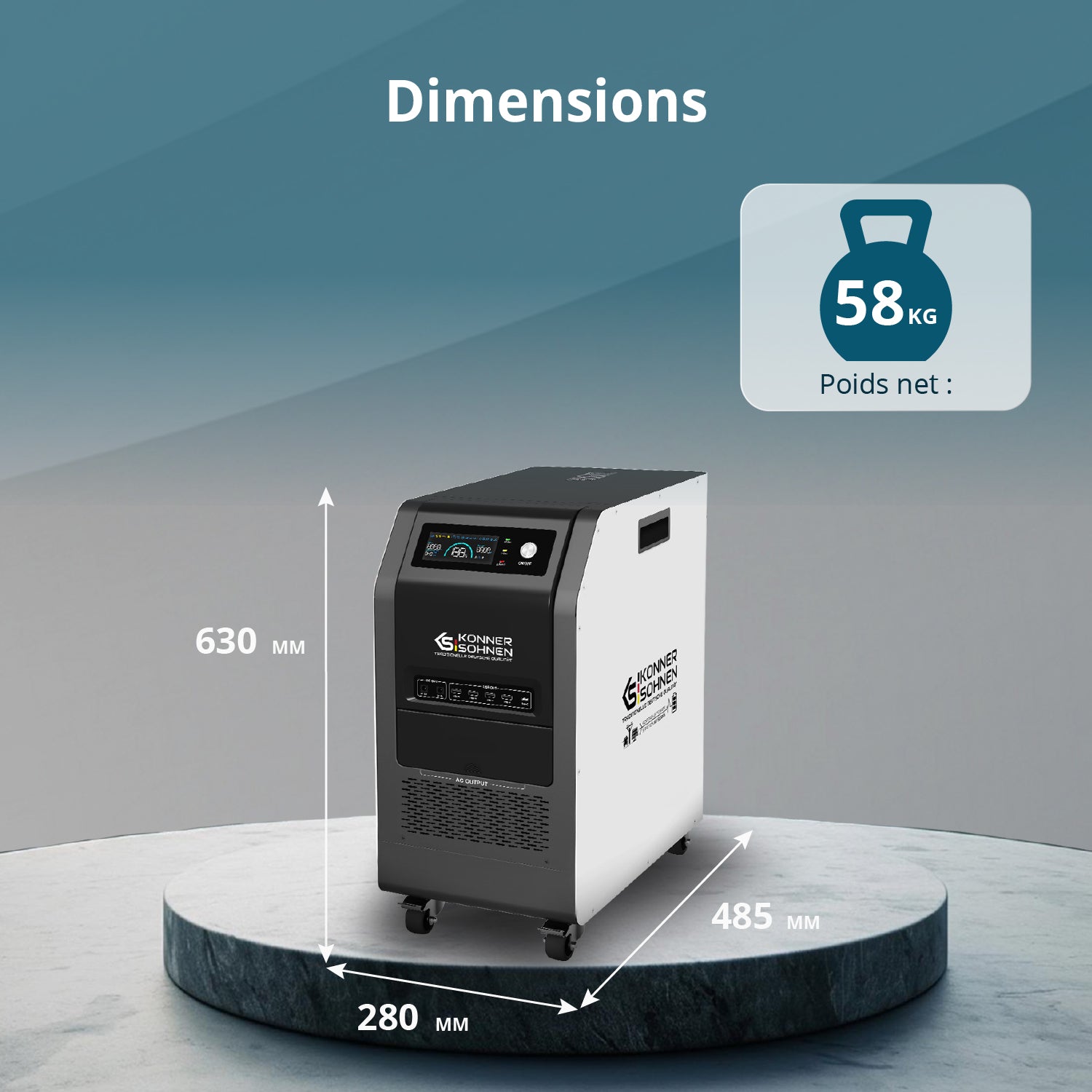 Station d’énergie portable KS 5200PS