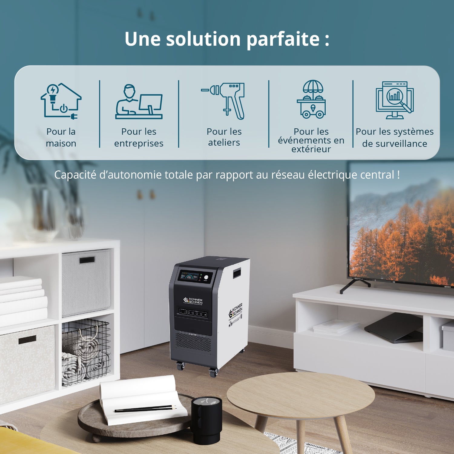 Station d’énergie portable KS 5200PS