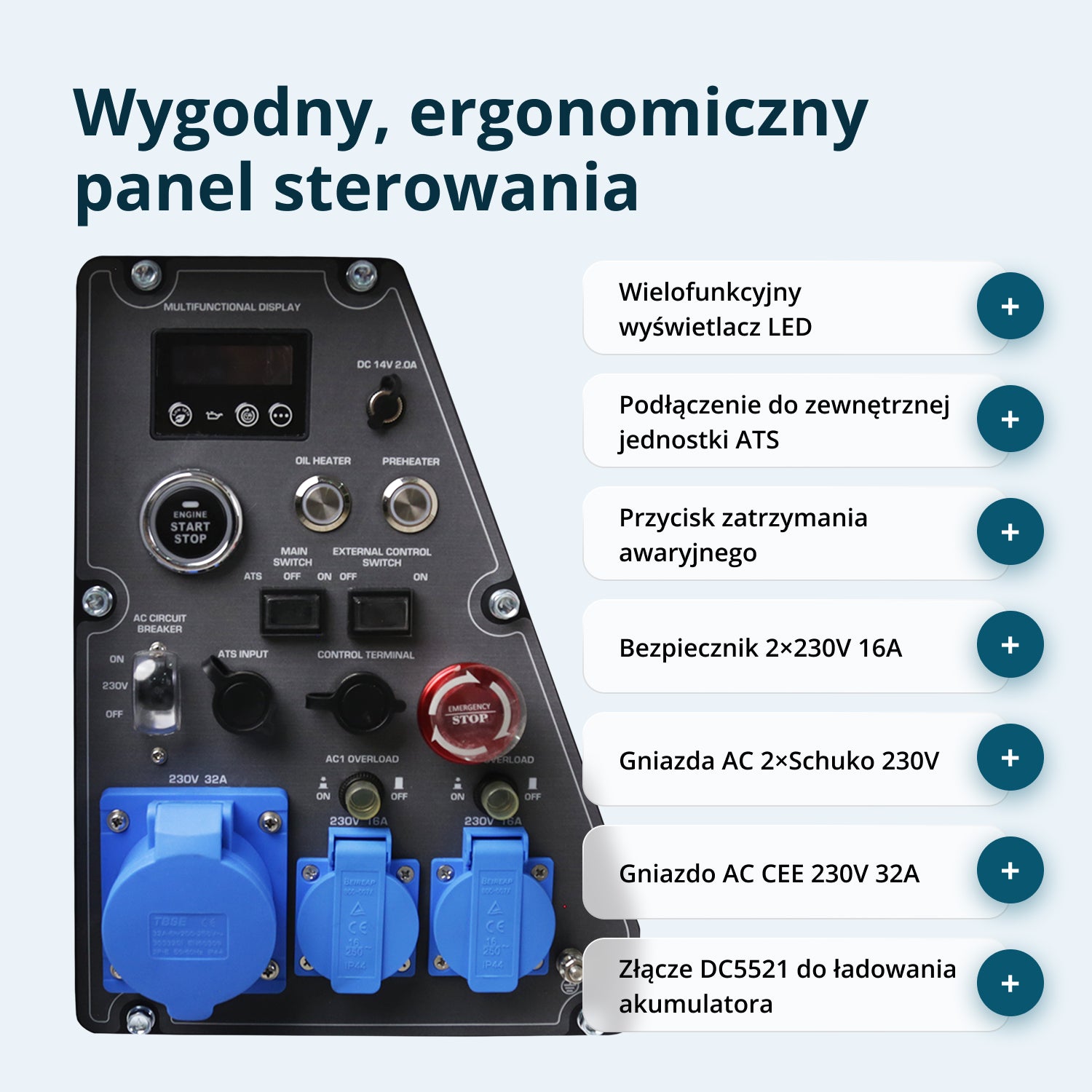 Agregat prądotwórczy inwerterowy diesla w obudowie dźwiękochłonnej KS 6500iDE S ATSR (Odnowiony – Stan dobry)