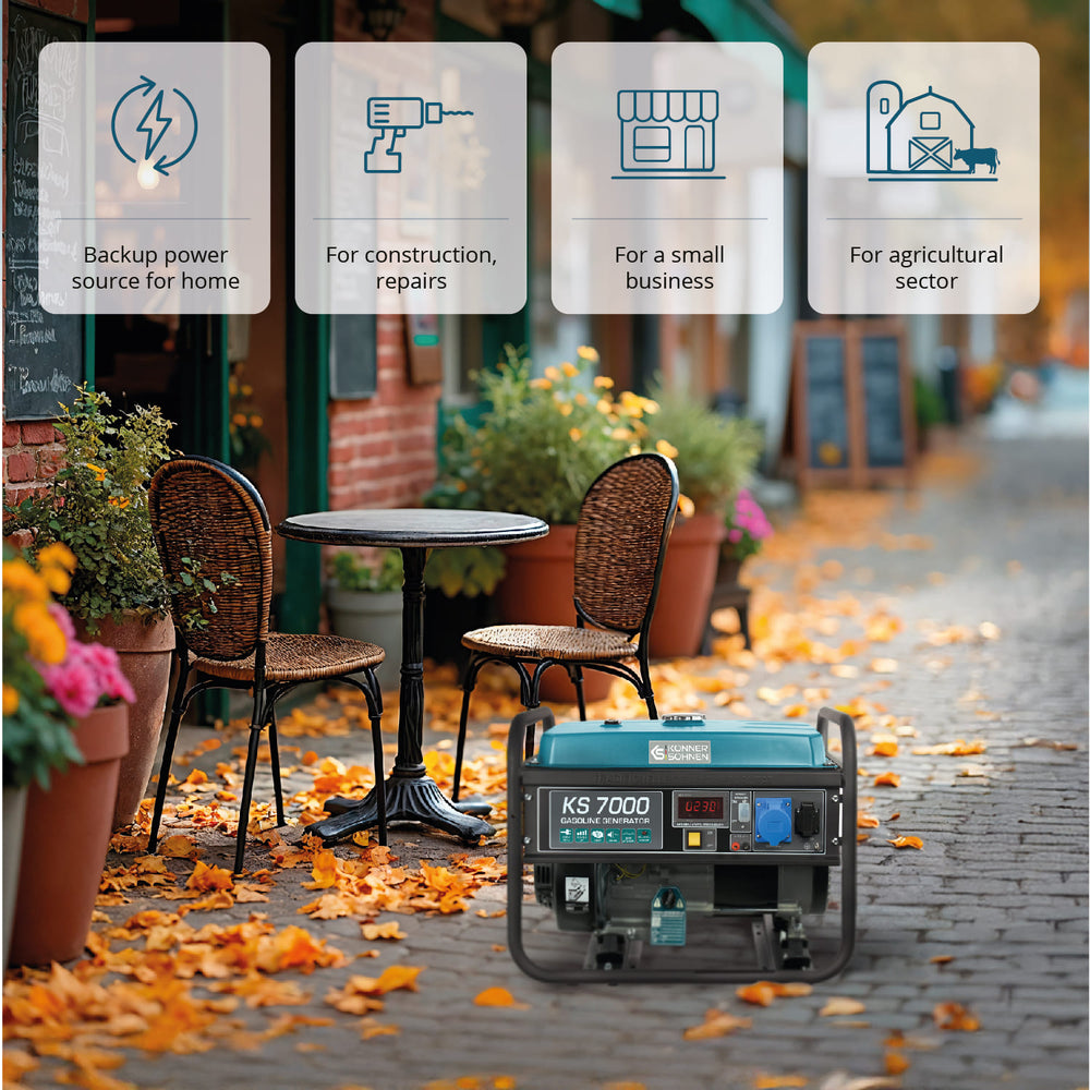 Generatore a benzina "Könner & Söhnen" KS 7000