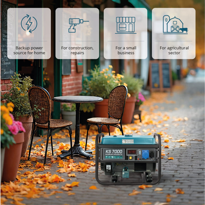 Generatore a benzina "Könner & Söhnen" KS 7000