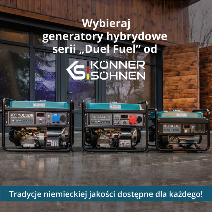Generator LPG/Benzyna „Könner & Söhnen” KS 7000E G