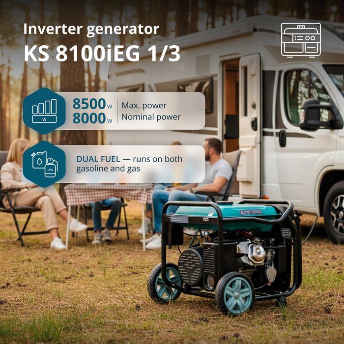Μετατροπέας γεννήτριας LPG/βενζίνης KS 8100iEG 1/3
