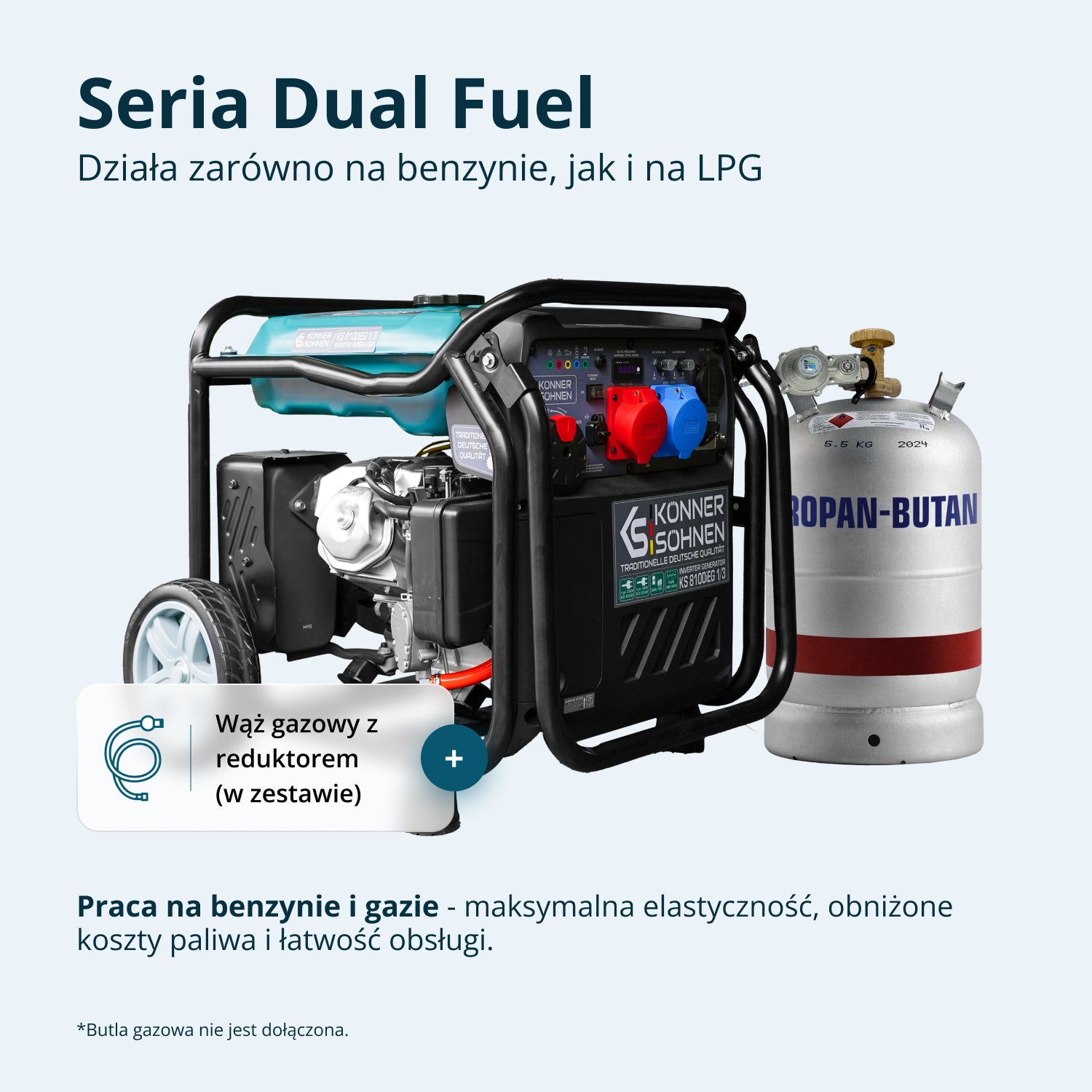 Generator inwertorowy KS 8100iEG 1/3