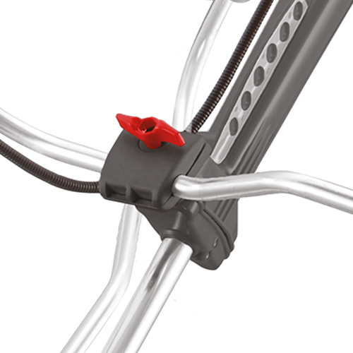Rotating bike handle holder 
