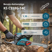 Benzin-Kettensäge KS CS18G-14C thumbnail