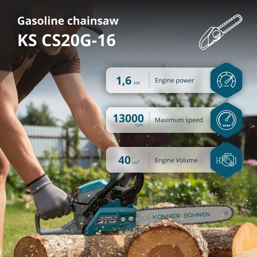 Motosserra a Gasolina KS CS20G-16