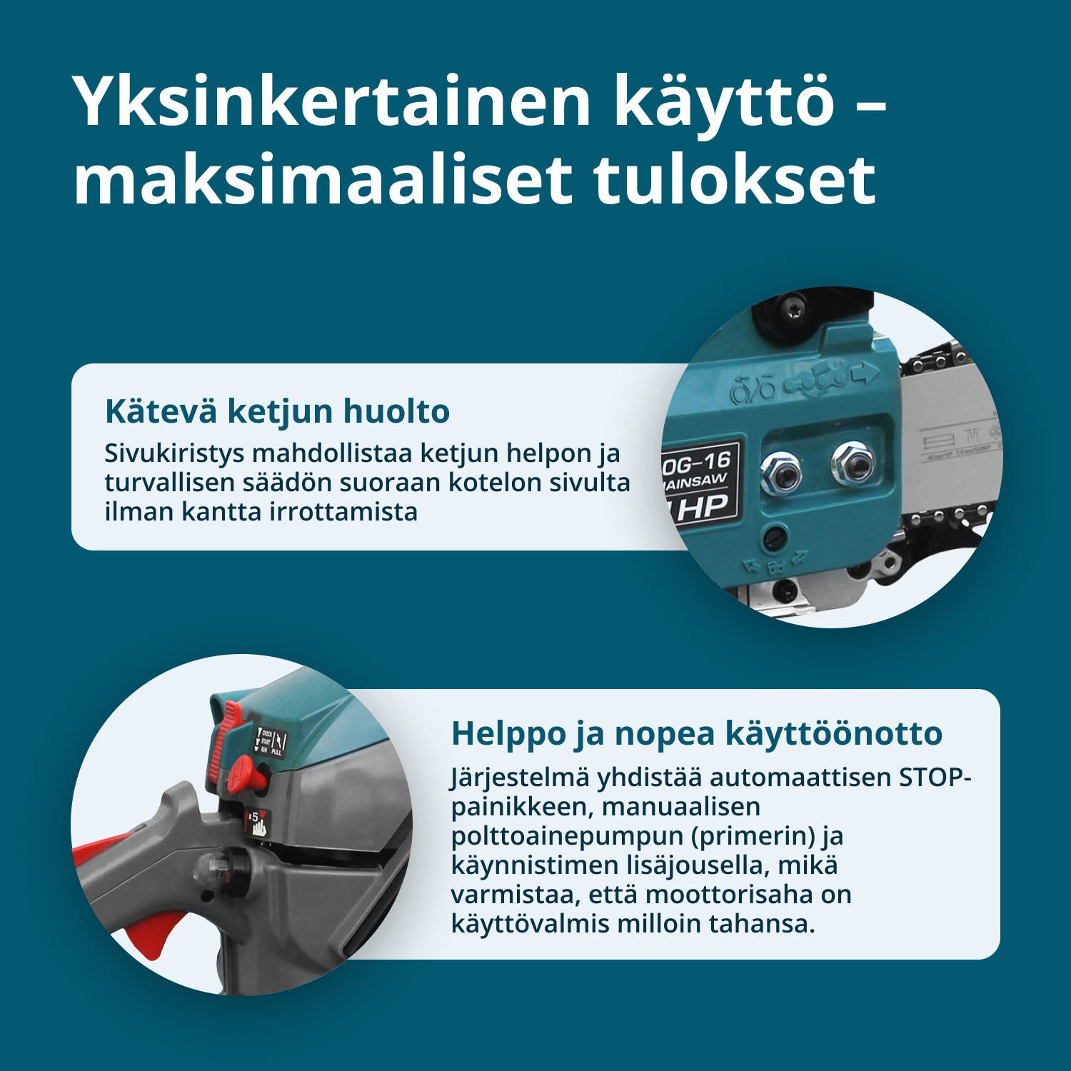 Bensiiniketjusaha KS CS20G-16