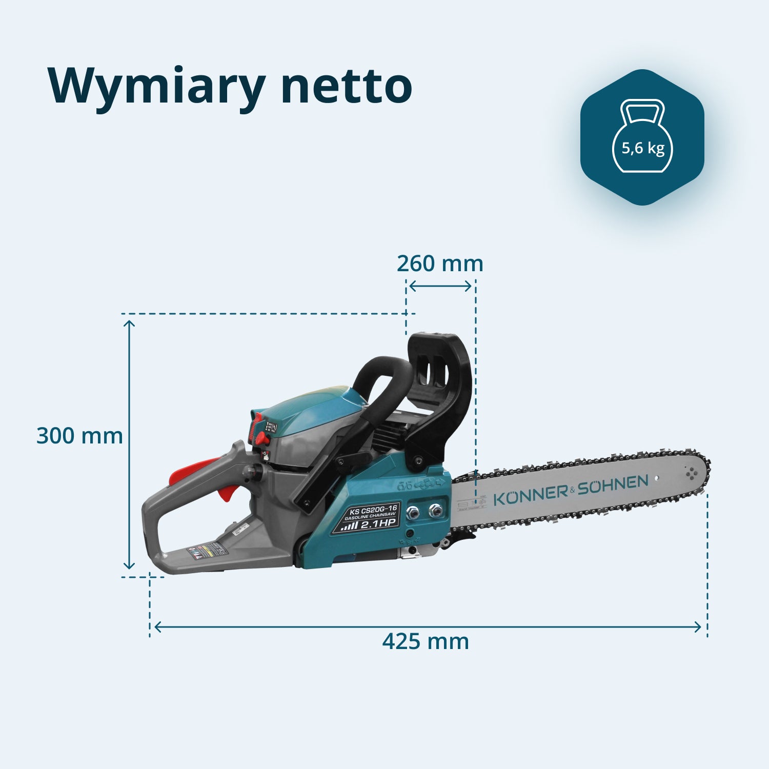Motosserra a Gasolina KS CS20G-16