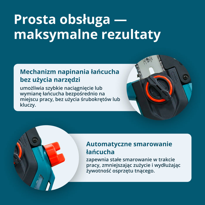 Snoerloze Mini Kettingzaag KS MCS20V-8 CASE PLUS