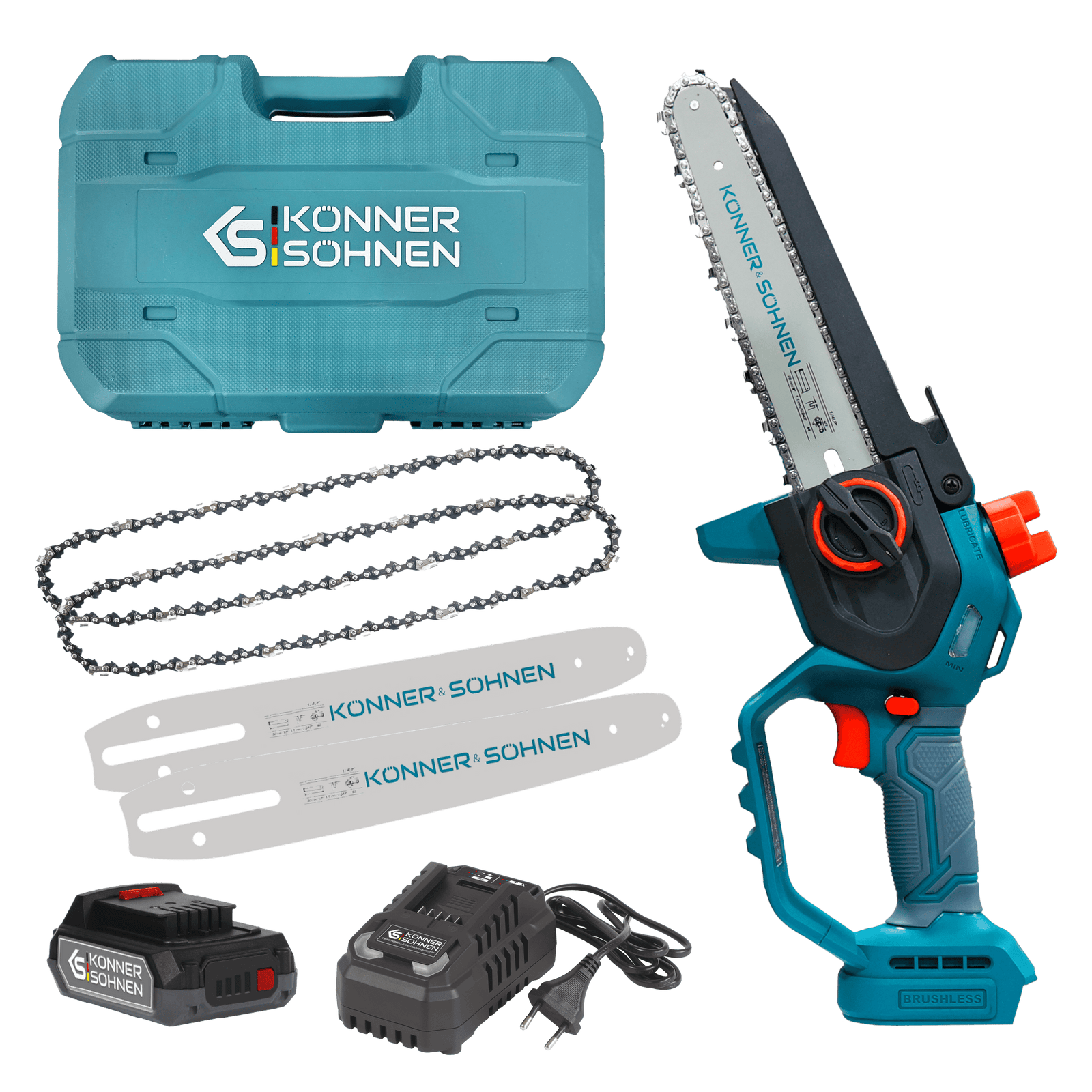 Snoerloze Mini Kettingzaag KS MCS20V-8 Koffer