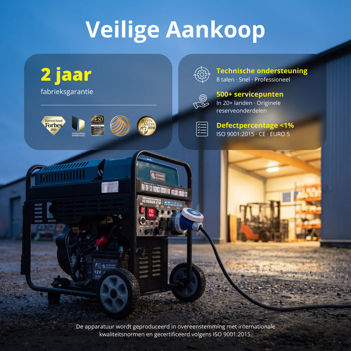 Diesel-invertergenerator KS 9500iDE ATSR